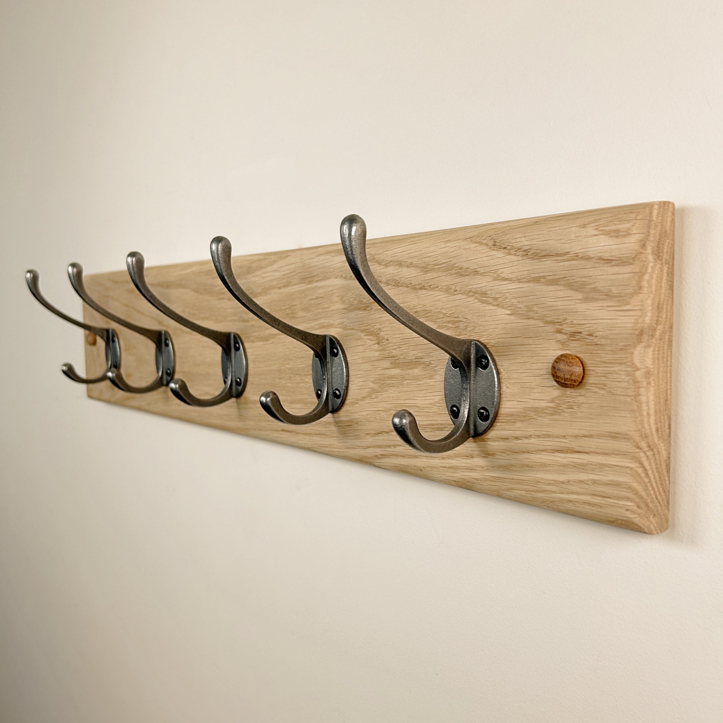 Classic oak coat racks