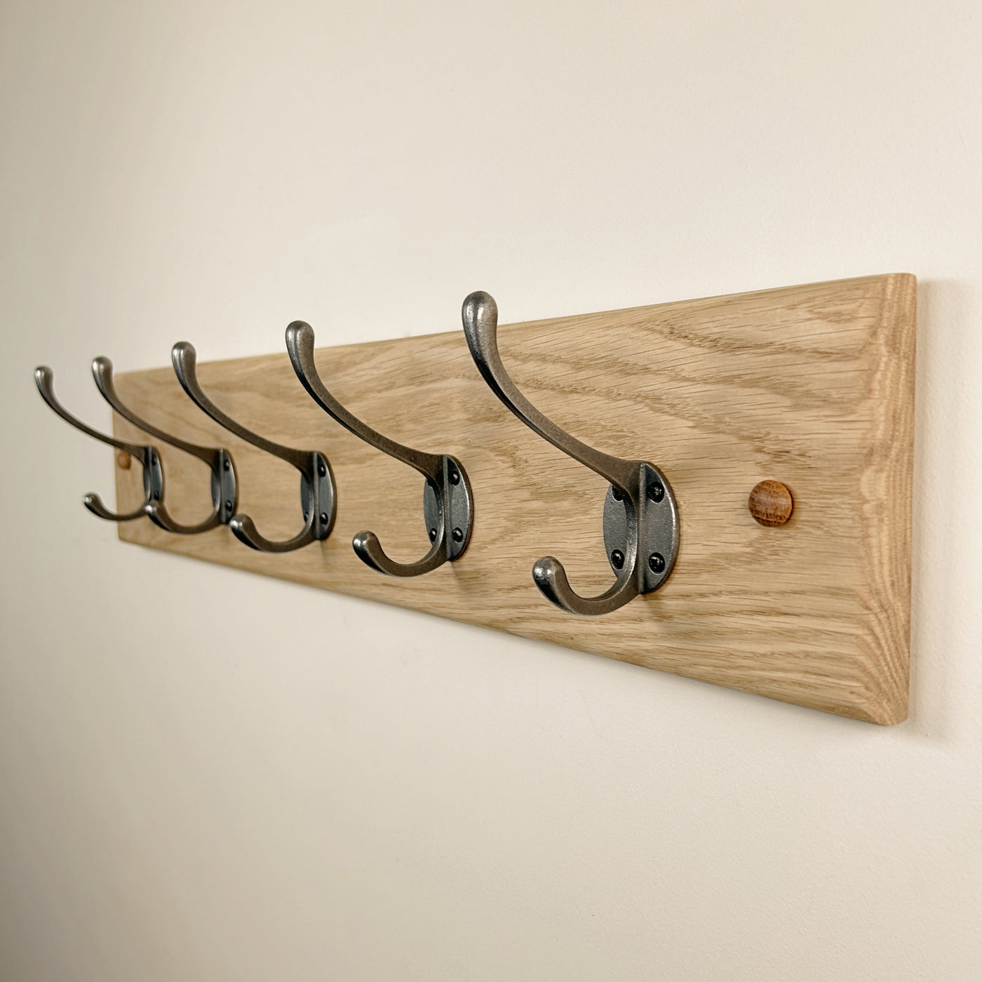 Classic oak coat racks Old Oak Barrel