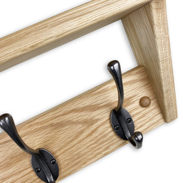 Solid Oak Coat Racks | Wall Mounted | Handcrafted in the UK – Old Oak ...