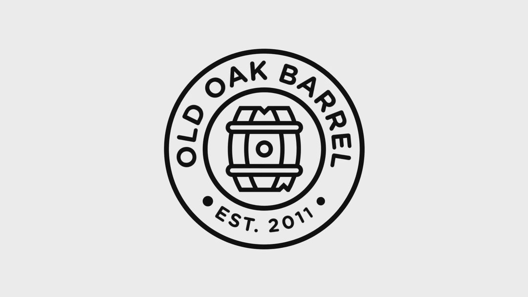 Curved solid oak coat rack - satin brushed steel hooks
